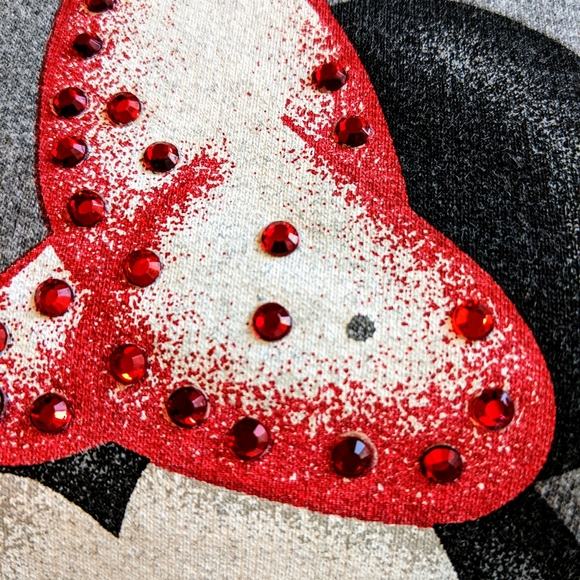 DISNEY Classic Cameo Minnie Mouse Sweatshirt Dress - Picture 10 of 14